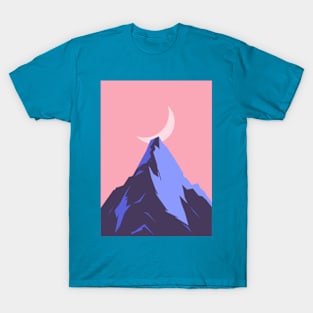 Dreamy mountaintop illustration T-Shirt